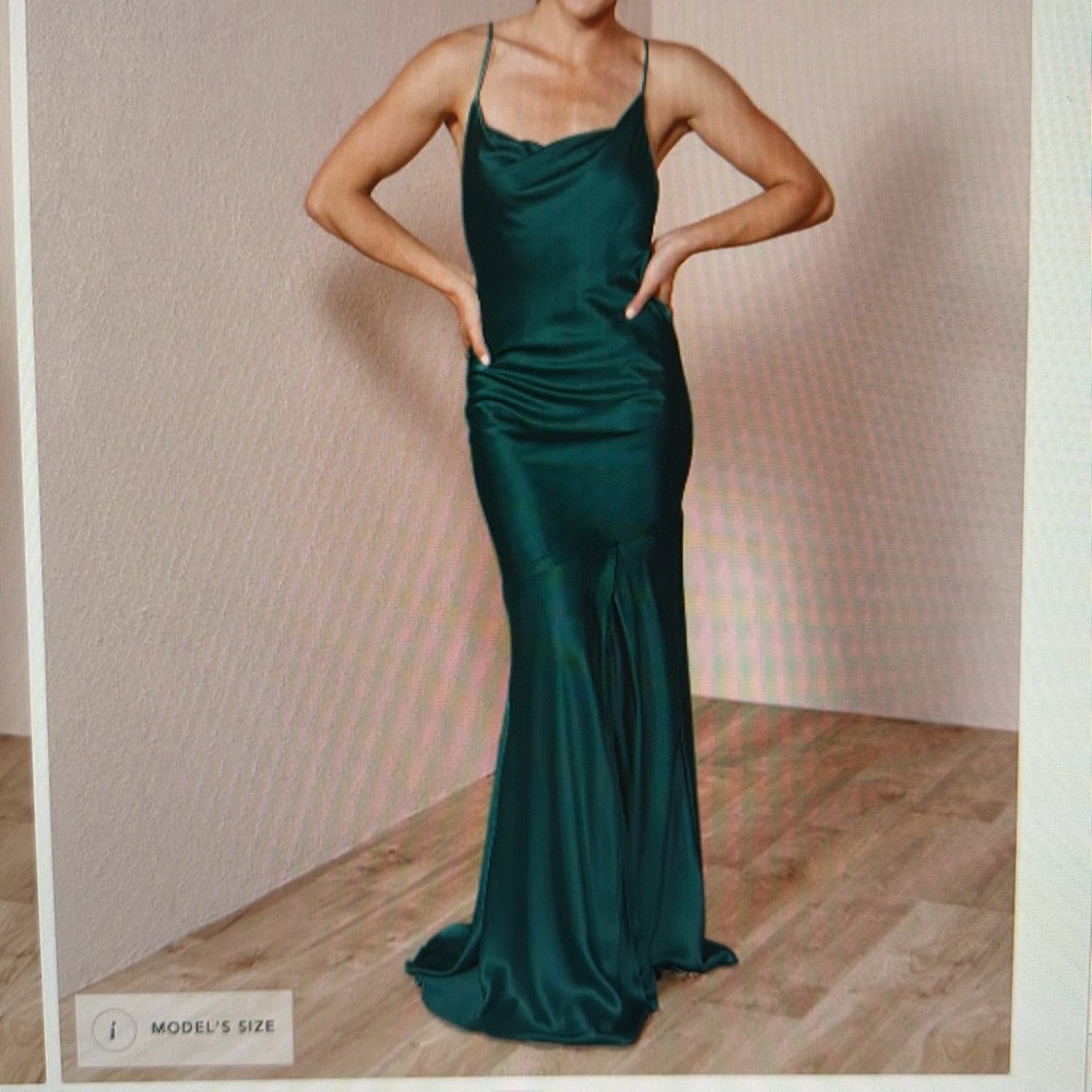 Revelry Kimora Satin Dress - 614 size 4